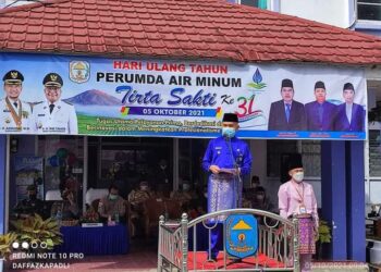 Hadiri HUT PDAM Tirta Sakti yang ke-31, Bupati Adirozal: Berikan Pelayanan Terbaik Kepada Konsumen