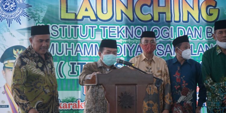 Gubernur Al Haris Resmikan Pendirian Kampus ITB-MS