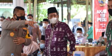 Wagub Abdullah Sani Tinjau Vaksinasi Massal di Ponpes Nurul Imam