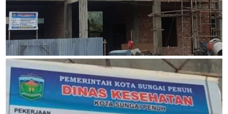 Pembangunan Puskesmas Tanah Kampung Diduga Asal Jadi
