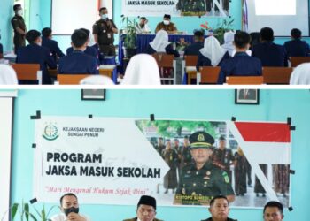 Kejaksaan Negeri Sungai Penuh Melakukan Program Penyuluhan Hukum di Sekolah- Sekolah