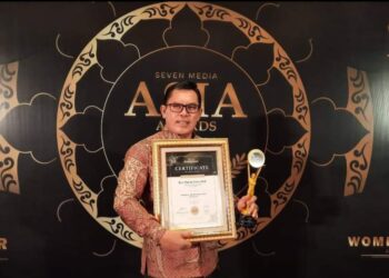 Wako Ahmadi Terima Penghargaan  “Indonesian The Best Innovation Mayor 2021”