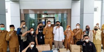 Pemkot Sungai Penuh Terima Bantuan APD Dari Kitabisa.com dan Yayasan Generasi Baik