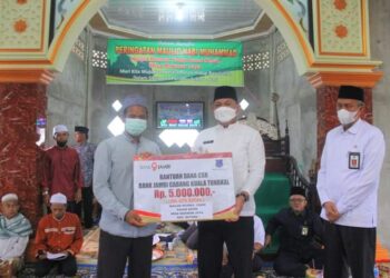 Wabup Hairan Hadiri Maulid Nabi Muhammad SAW di Desa Makmur Jaya