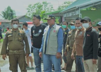 Wabup Hairan Tinjau Langsung Lokasi Kebakaran