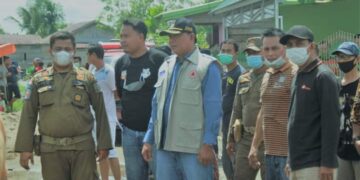 Wabup Hairan Tinjau Langsung Lokasi Kebakaran