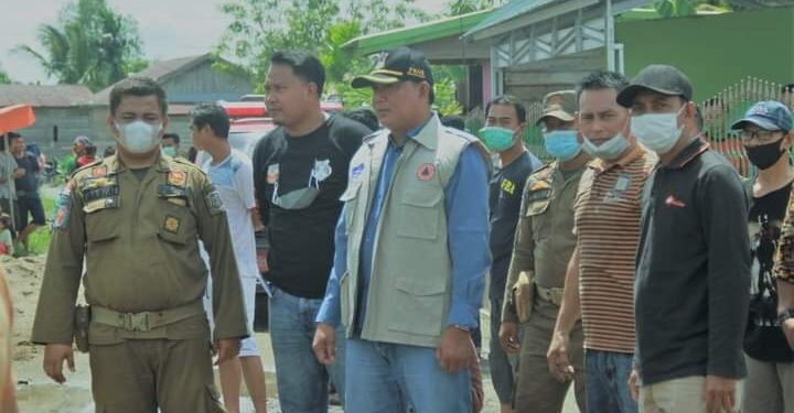 Wabup Hairan Tinjau Langsung Lokasi Kebakaran