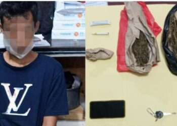 Tangkap Pemuda di Pondok Tinggi, Polisi Amankan 159 Gram Ganja