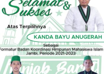 HMI Cabang Tanjab Barat Ucapakan Selamat Kepada Ketum Badko Terpilih