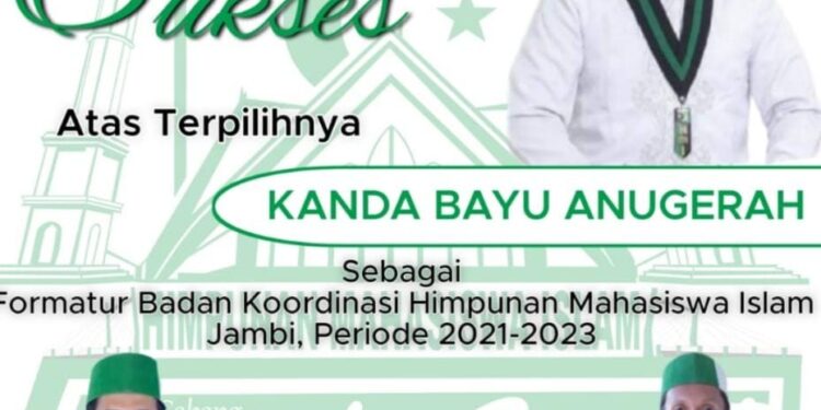 HMI Cabang Tanjab Barat Ucapakan Selamat Kepada Ketum Badko Terpilih