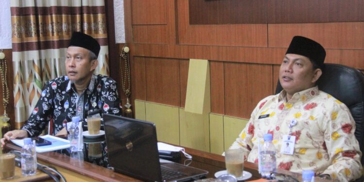 Wabup Hairan Ikuti Sosialisasi Optimalisasi Pelaksanaan Program Jaminan Sosial Ketenagakerjaan