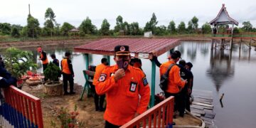 Bersama Perusahaan, BPBD Tanjabbarat Gelar Simulasi Bencana