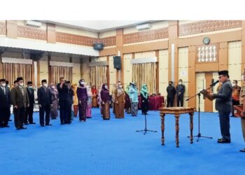 Ini Nama-nama Pejabat Sungai Penuh yang Dilantik Tadi Malam