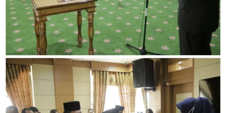 Wako Ahmadi Lantik Penjabat Sekretaris Daerah