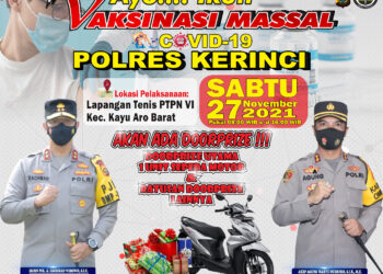 Di PTPN VI Kayu Aro, Polres Kerinci Gelar Vaksinasi Massal