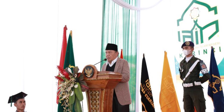 Wacana Alih Status Menjadi UIN Menguat di Acara Wisuda IAIN Kerinci