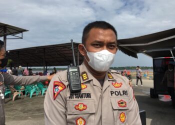 Antisipasi Lonjakan Covid-19 Jelang Nataru, Polres Tanjab Barat Gencarkan Vaksinasi