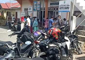 Desa Koto Baru, Kecamatan Tanah Kampung Gelar Vaksinasi Massal