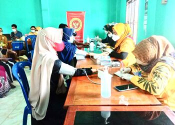 Antisipasi Penyebaran Covid-19, BIN Daerah Jambi Kembali Lakukan Vaksinasi