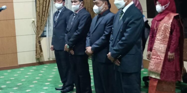 Wako Ahmadi Lantik Dua Pejabat dari Kabupaten, Kaban BKPSDM: Sudah ada Izin dari Atasan