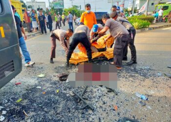 Lakalantas Truk Vs Bus SPN Polda Jambi, 1 Siswa Tewas, 8 Alami Luka-luka