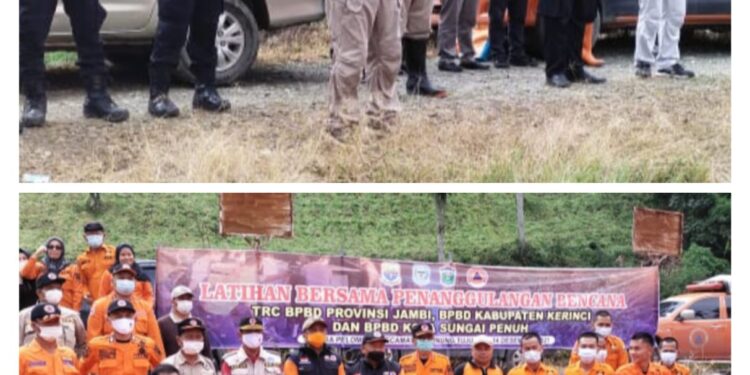 Wakili Kepala BPBD Kerinci, Kabid Kedaruratan dan Logistik Buka Latgab