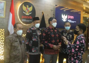 Audiensi Ke Kementerian PAN-RB, Wabup Hairan Targetkan SAKIP Naik