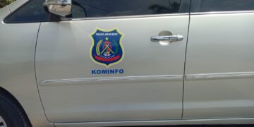 Kendaraan Dinas Pemkab Tanjab Barat Mulai di Pasang Stiker, Ini Kata Wabup Hairan