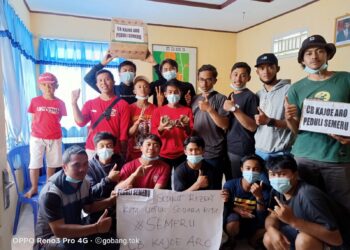 Club Motor CB Kayu Aro Kerinci Turun ke Jalan Galang Donasi Semeru
