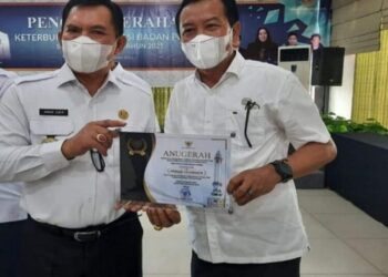 Pemkot Sungai Penuh Raih Penghargaan Keterbukaan Informasi Publik