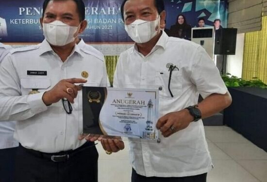 Pemkot Sungai Penuh Raih Penghargaan Keterbukaan Informasi Publik