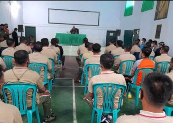 Prajurit Dan PNS Kodim 0417/Kerinci, Terima Jam Komandan Danrem 042/Gapu