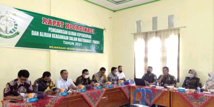 Soemarsono, Kasi Intelijen: Kejari Sungai Penuh Gelar Rakor PAKEM