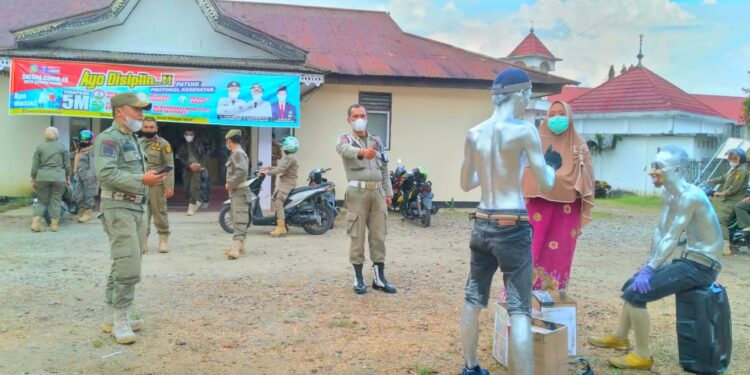 Tiga Manusia Silver Diamankan Satpol PP Kota Sungai Penuh