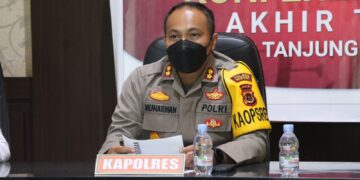 Sepanjang Tahun 2021, Kasus Kriminalitas di Tanjab Barat Menurun 23,21 Persen