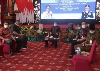 Al Haris: Buku 65 Tokoh Perspektif Pemikiran Pembangunan Jambi Merupakan Acuan Dalam Pembangunan Jambi