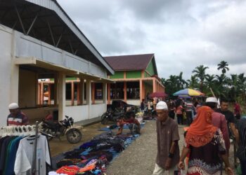 Pedagang Keluhkan Sarana dan Prasarana Pasar Rakyat Sungai Saren