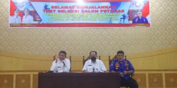 Wabup Hairan Tinjau Kegiatan Tes Seleksi Calon Petugas Pemadam Kebakaran