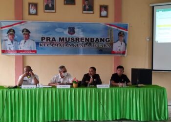 Ketua DPRD Tanjab Barat Hadiri Pra Musrenbang Kecamatan Kuala Betara