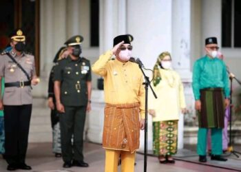 Pemkab Tanjab Barat Gelar Upacara HUT Jambi ke-65