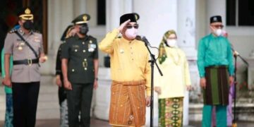 Pemkab Tanjab Barat Gelar Upacara HUT Jambi ke-65