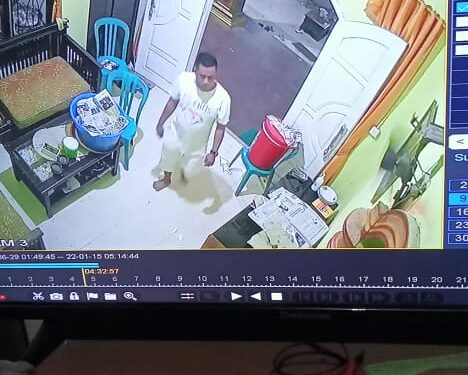 Aksi Pencurian di Muara Papalik Terekam CCTV