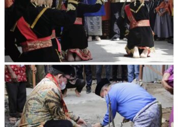 Wako Ahmadi Hadiri Kenduri Adat Desa Koto Pudung Kecamatan Tanah Kampung