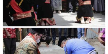 Wako Ahmadi Hadiri Kenduri Adat Desa Koto Pudung Kecamatan Tanah Kampung