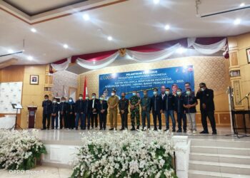 Hadiri Pelantikan PWI Tanjab Barat, Wabup Hairan: Patuhi Kode Etik dan Jaga Profesional