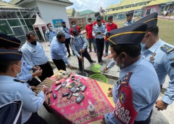 Razia di Blok Hunian, Lapas Kelas II B Kualatungkal Musnahkan Barang Sitaan