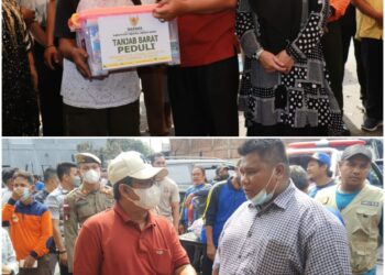 Bupati UAS Berikan Bantuan untuk Korban Kebakaran