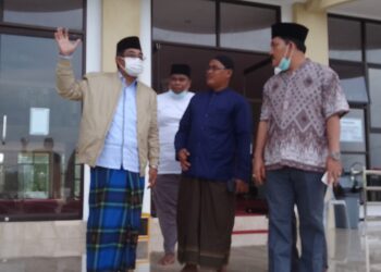 Bupati UAS Tinjau Persiapan Isra Mi’raj di Masjid Syeh Usman Tungkal