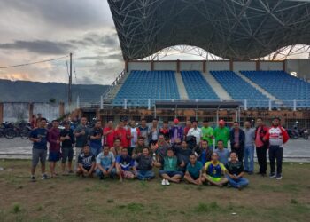 Laga Persahabatan PS Persikota Old Star Tantang PS Pers-LSM Kerinci-Sungai