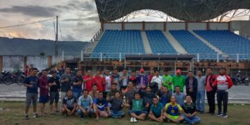 Laga Persahabatan PS Persikota Old Star Tantang PS Pers-LSM Kerinci-Sungai